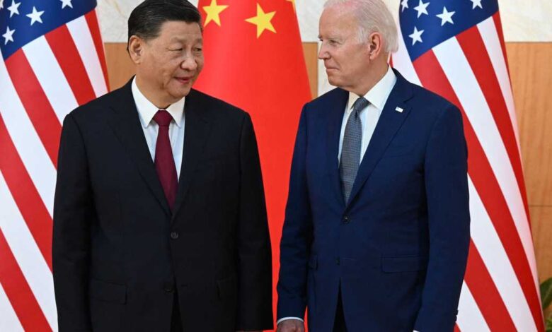 بايدن وشي يلتقيان وسط توتر عسكري واقتصادي بين أميركا والصين