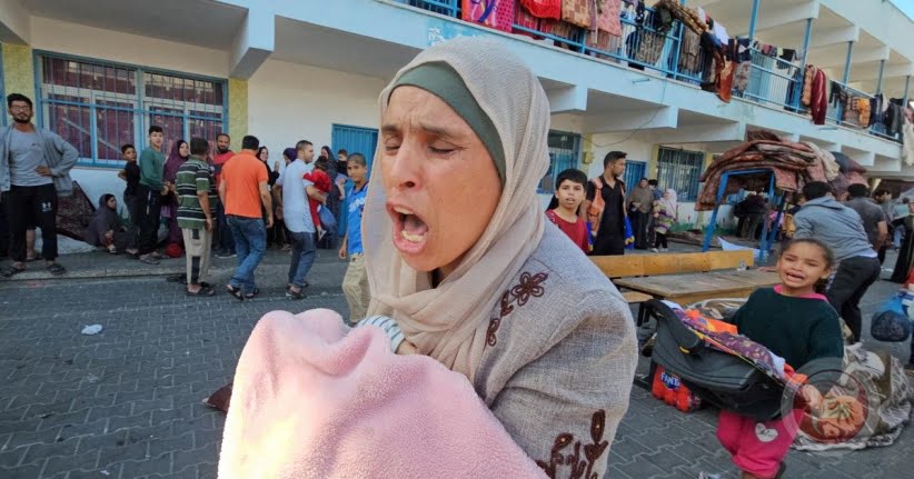 فيديو مجزرة مدرسة الفاخورة في قطاع غزة