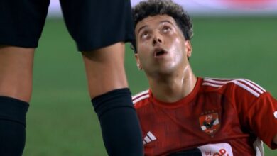 إصابة إمام عاشور في مباراة الأهلي وفيوتشر "نهائي كأس السوبر المصري 2023"