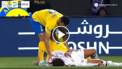 إصابة أحمد الغامدي لاعب الاتفاق أمام النصر ونقله للمستشفى "شاهد فيديو"