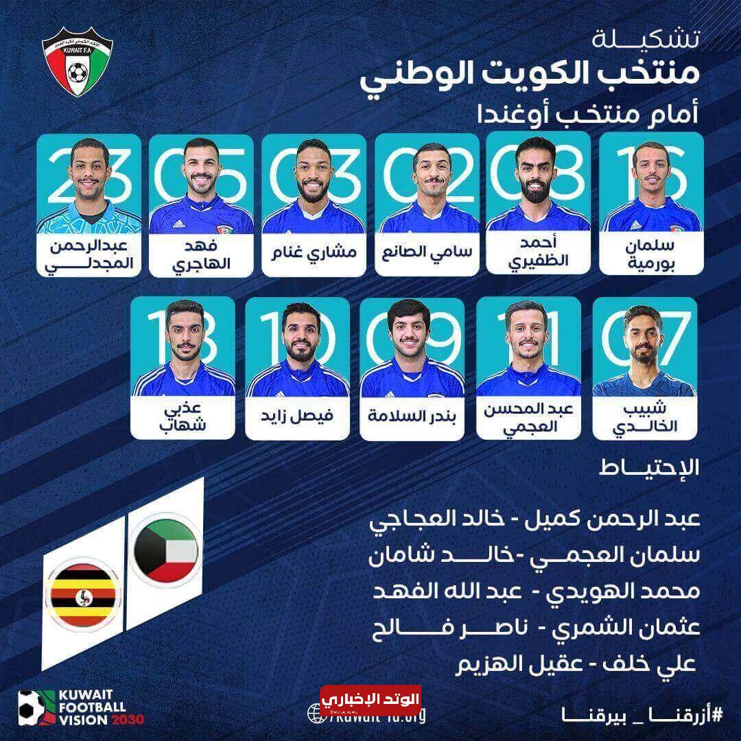 تشكيل منتخب الكويت الرسمي