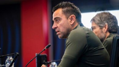 دفاع برشلونة يقلق تشافي قبل لاس بالماس