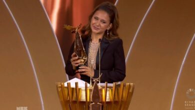 نيللي كريم تفوز بجائزة الممثلة المفضلة لفئة السينما في حفل جوائز Joy Awards 2024