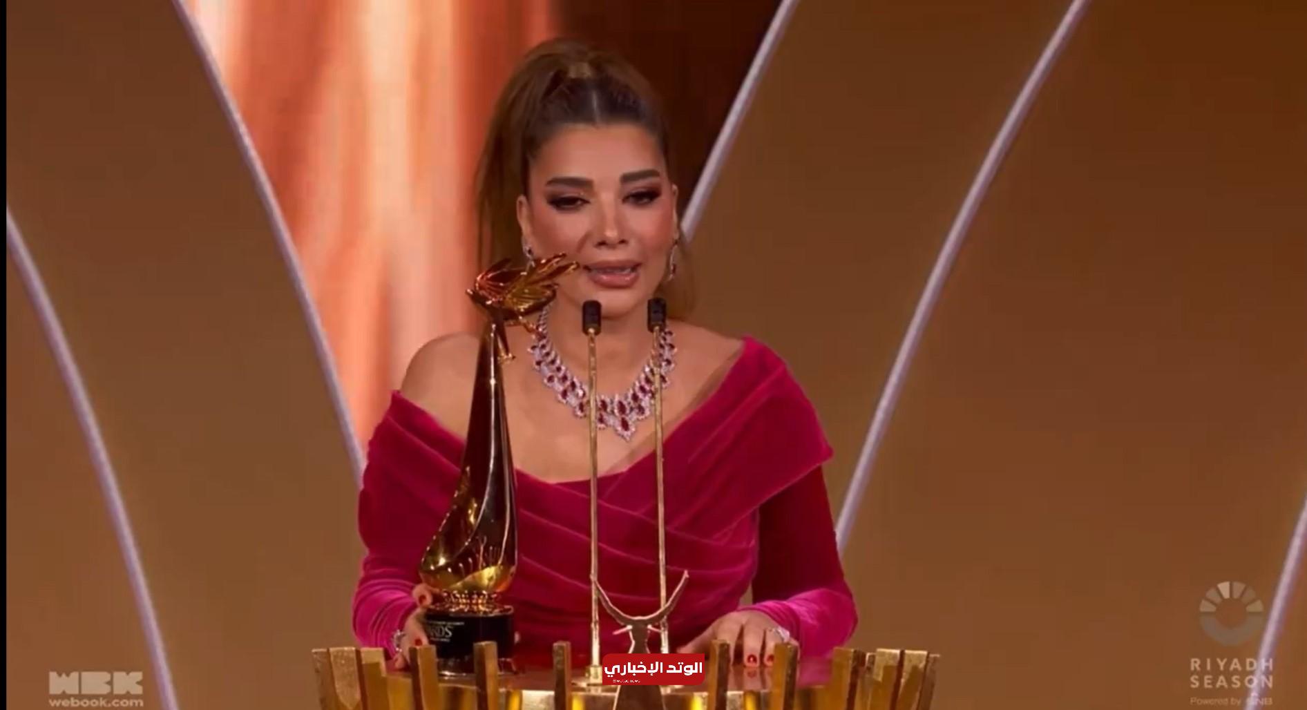 أصالة نصري تفوز بجائزة الفنانة المفضلة في حفل توزيع جوائز Joy Awards 2024