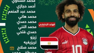 بمشاركة صلاح والنني تشكيل منتخب مصر الرسمي ضد موزمبيق في كأس امم أفريقيا 2024 (1)