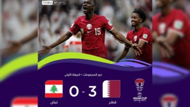 نتيجة مباراة قطر ولبنان (2 - 0) افتتاح كأس آسيا 2023 "ملخص أهداف المباراة الافتتاحية"