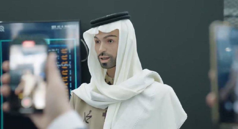 الروبوت السعودي محمد في مؤتمر ليب 2024
