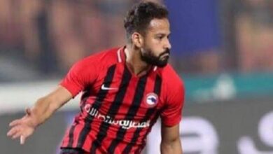 إصابة أحمد رفعت لاعب فيوتشر اثناء مباراته أمام الاتحاد.