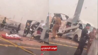 التفاصيل الكاملة حول حادث باص جامعة أم القرى على الطريق الدائري الرابع بمكة في السعودية